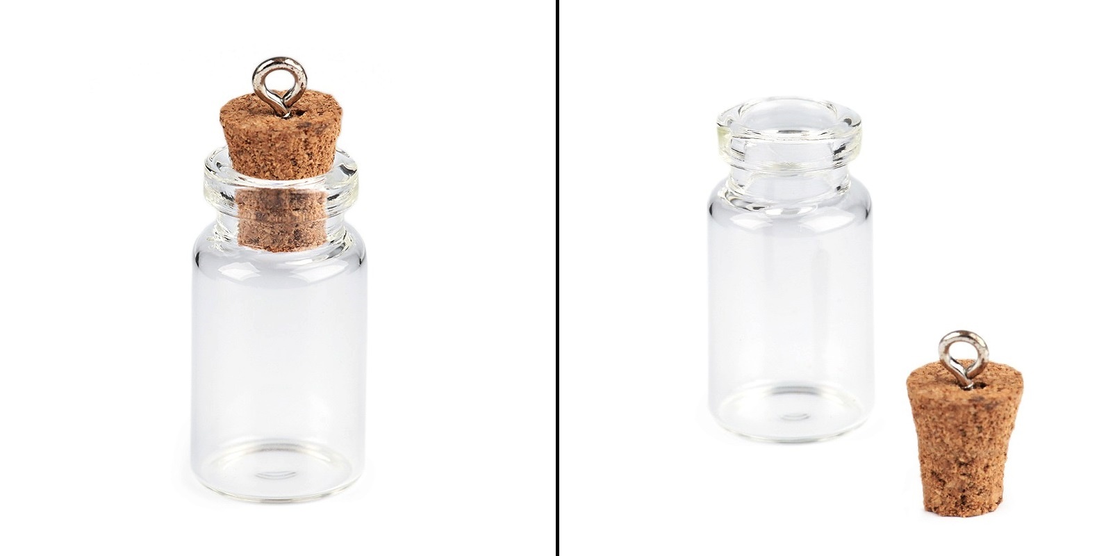 Skleněná lahvička mini 2,5 cm