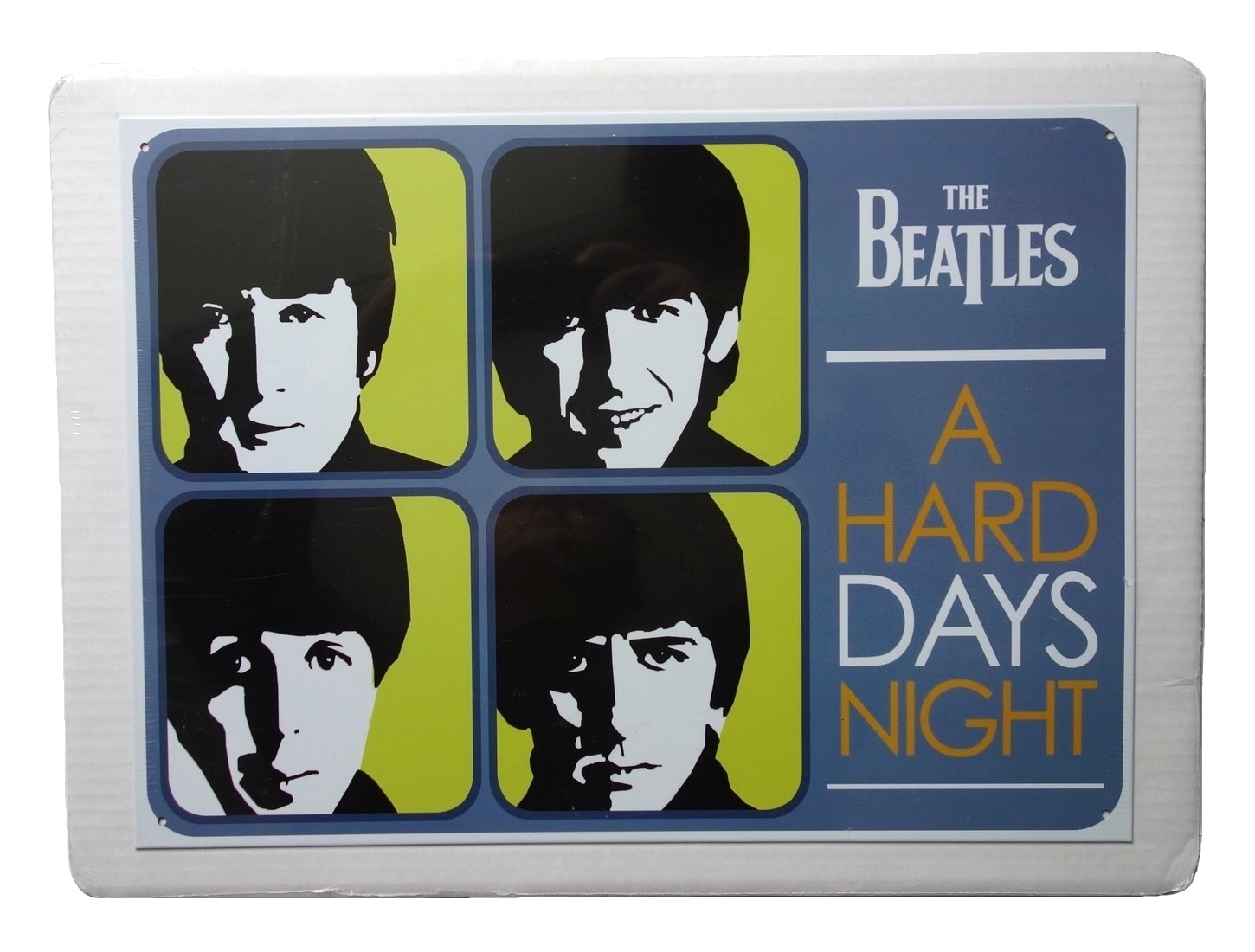 Cedule plechová - The Beatles / A Hard Days Night