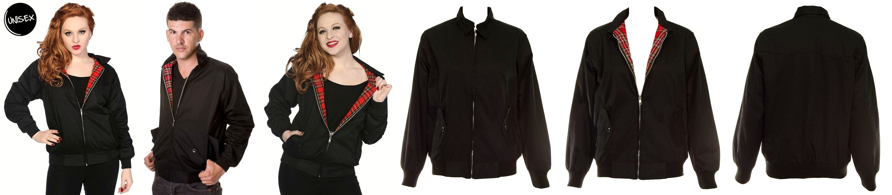 Bunda unisex Harrington černý