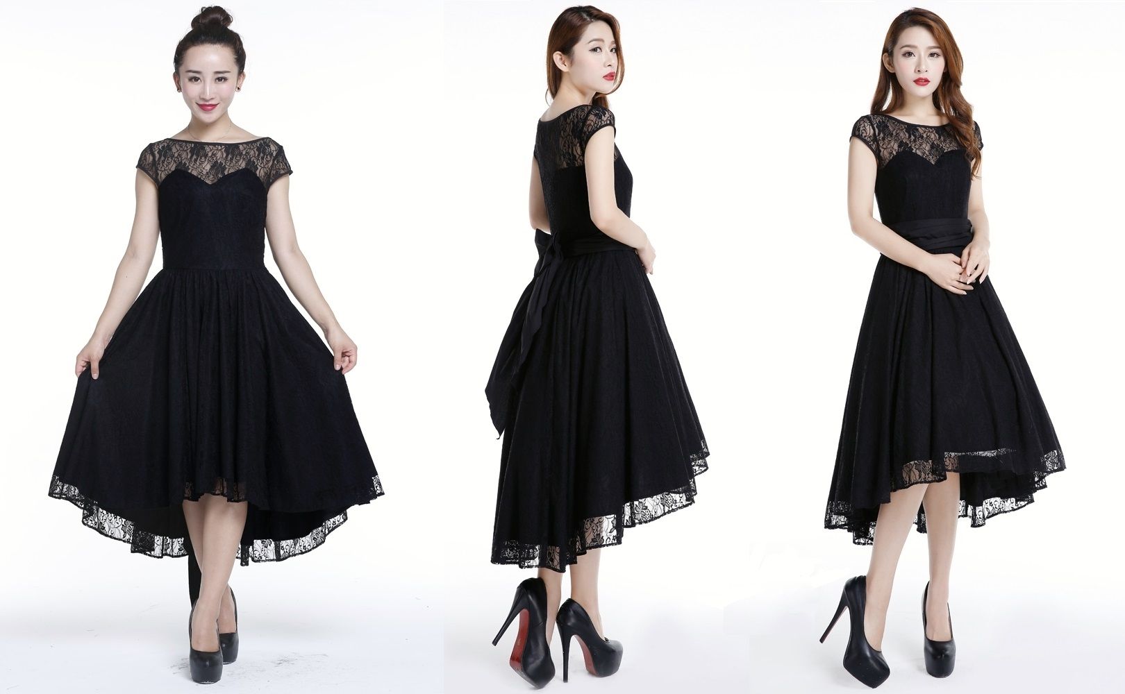 Gotické šaty dámské Evelyn černé