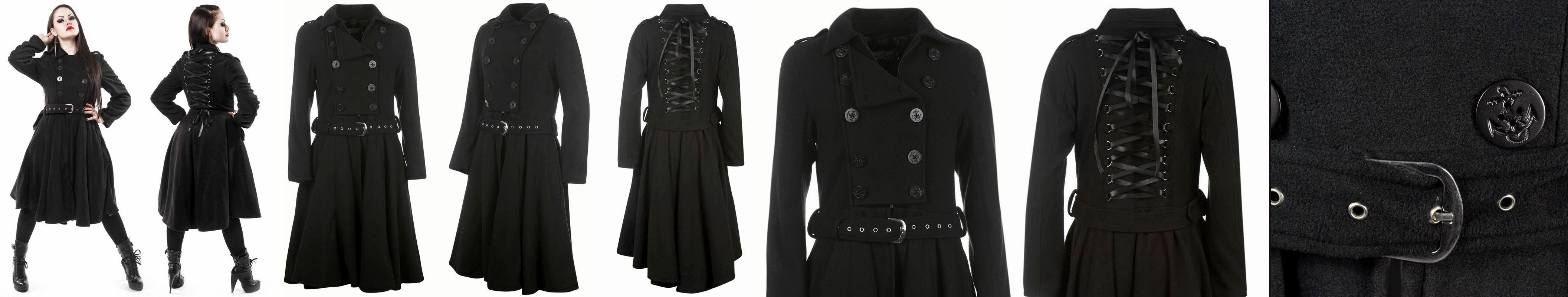 Gotický kabát dámský Victoria