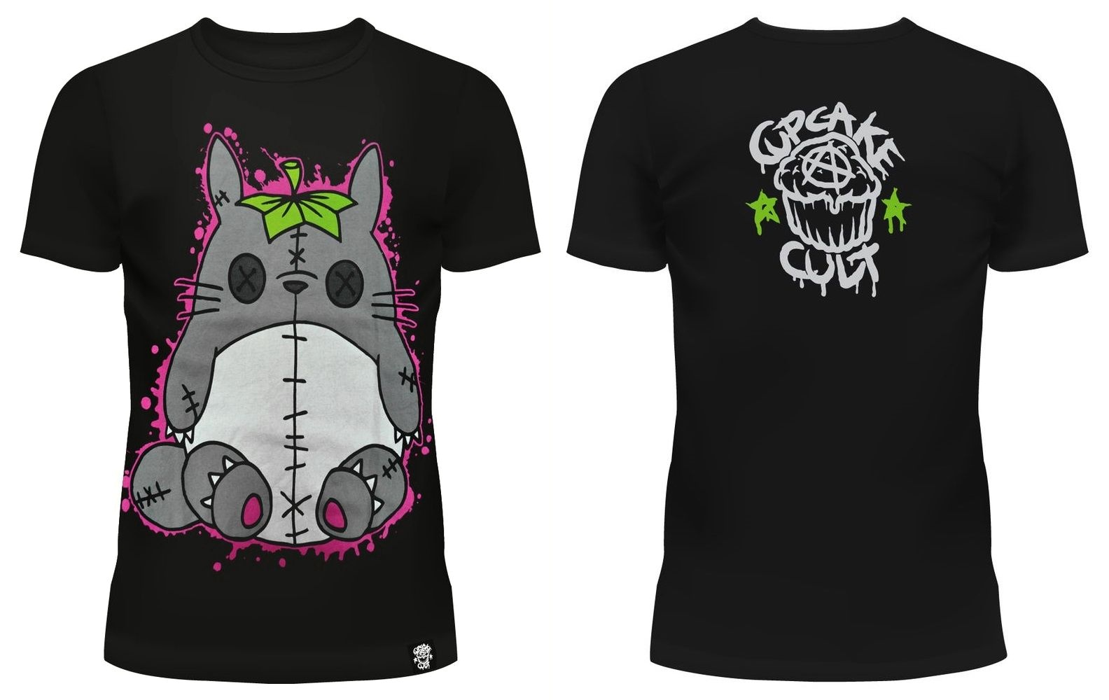 Gotické tričko dámské Voodoo Friend Totoro
