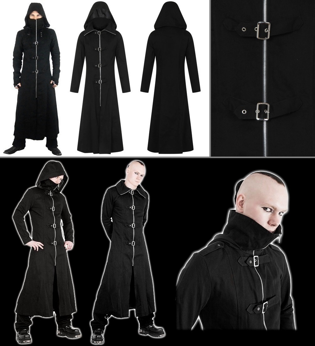 Gotický kabát pánský dlouhý Highwayman 