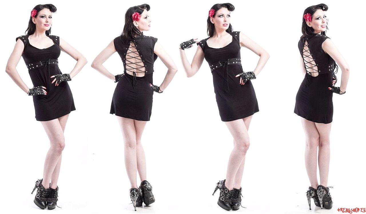 Rockove Saty Damske S Kovovymi Pyramidami Saty Kratke 4real Shop Gothic Metal Punk Rock
