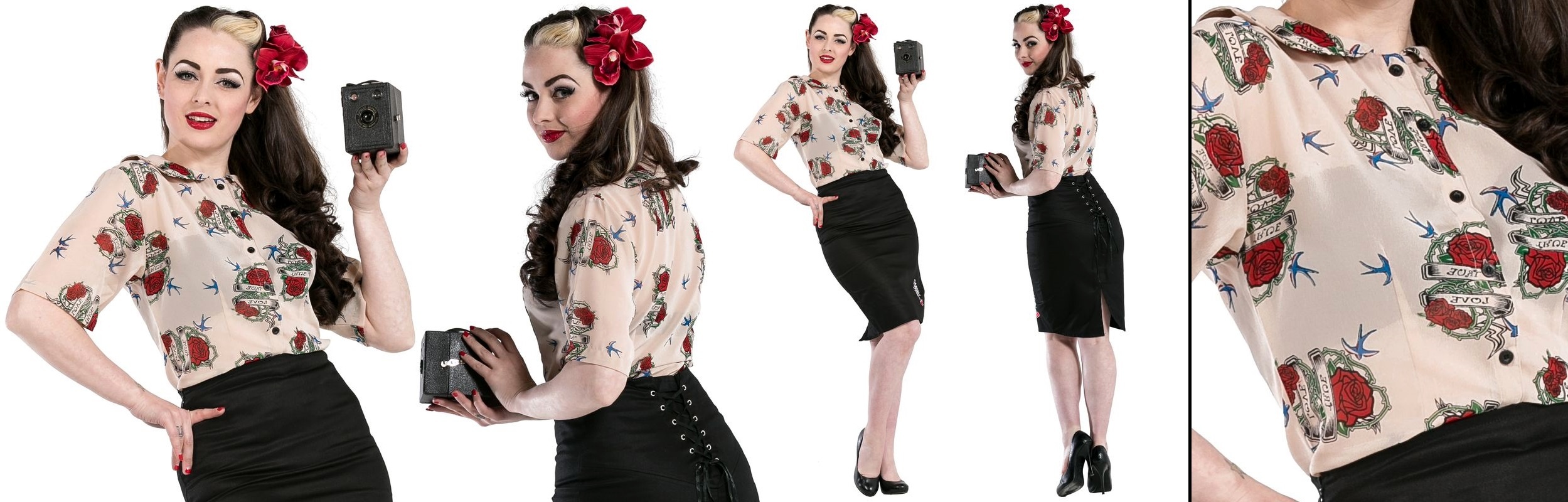 Rockabilly halenka dámská True Love