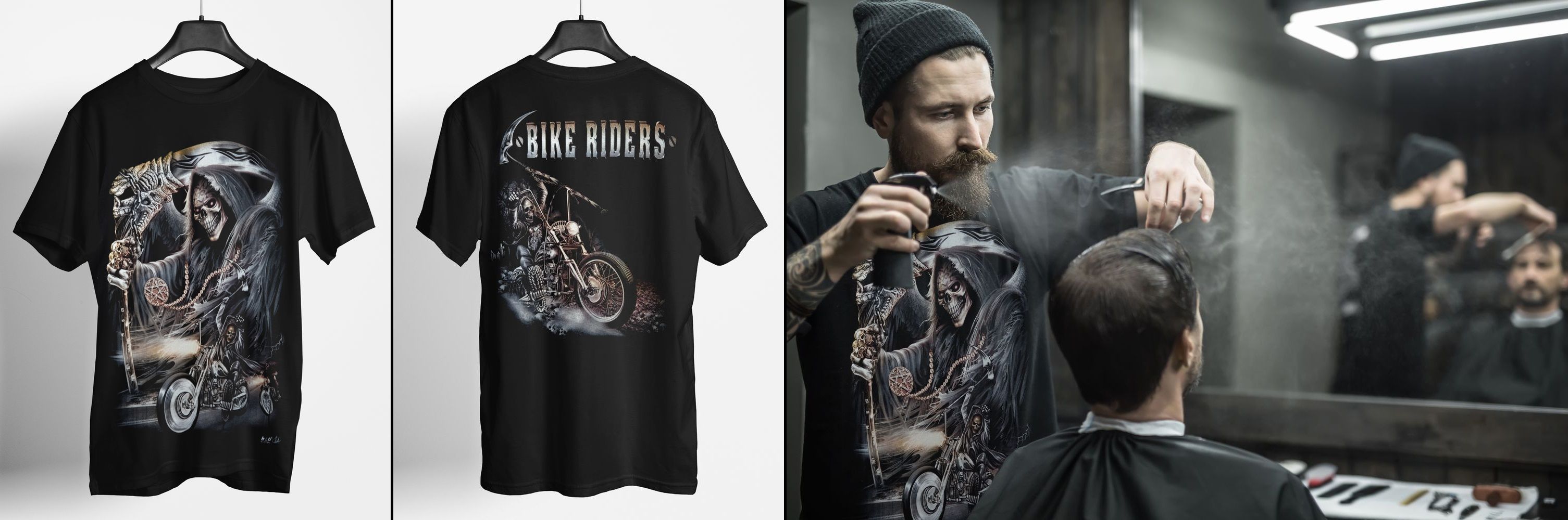 Tričko pánské Reaper Rider (svítí ve tmě)