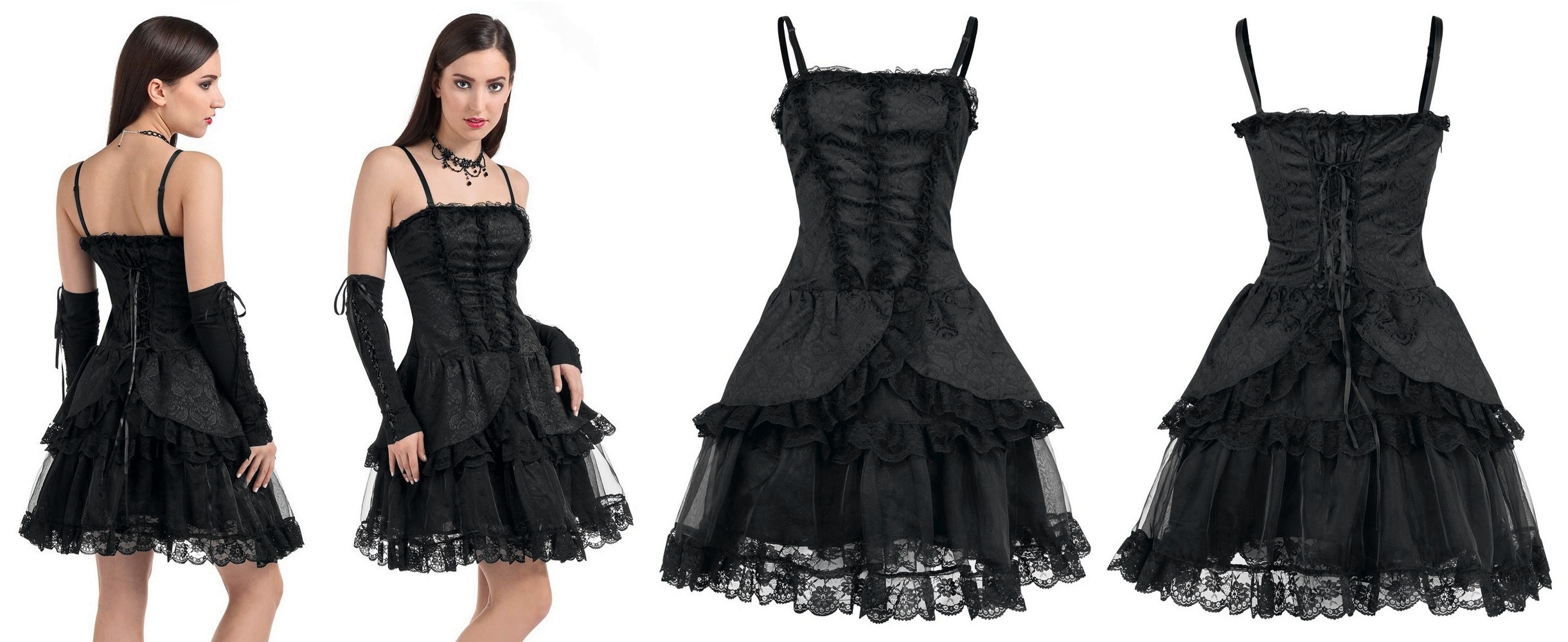 Gotické šaty dámské Adrienne