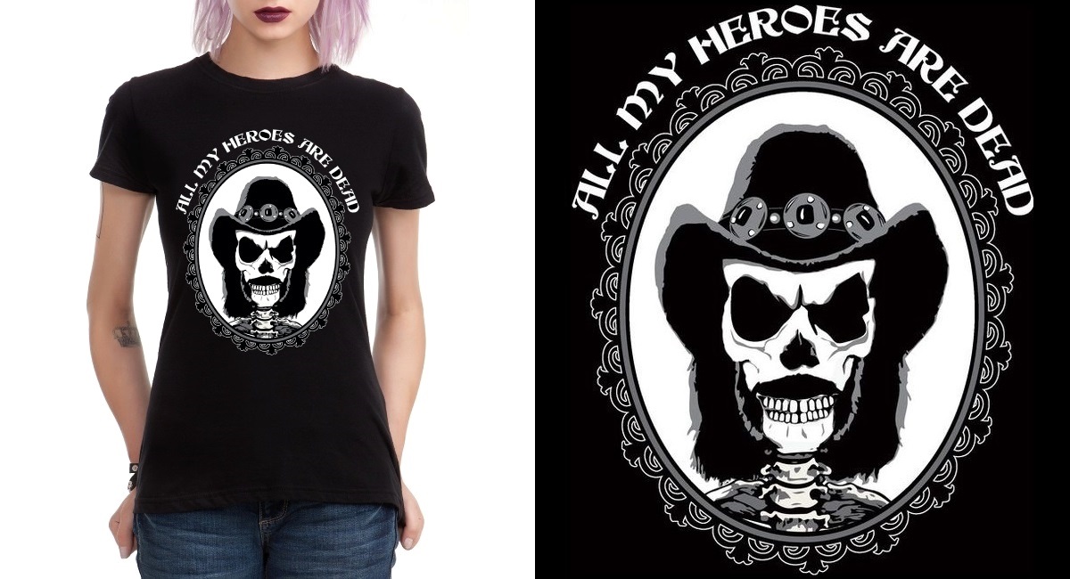 Tričko dámské Lemmy Kilmister Tribute
