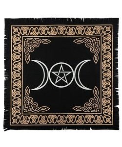 Oltářní ubrus Triple Moon Pentagram