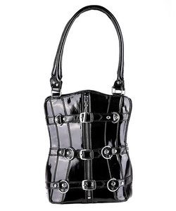 Gotická kabelka dámská v korzetovém stylu