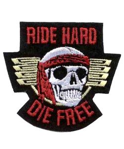 Nášivka - Ride Hard Die Free