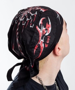 Šátek na hlavu/čepička Tribal Scorpion