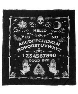 Šátek velký Ouija Spirit Board - Skeleton Hands