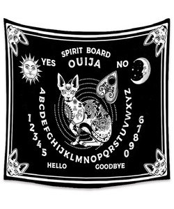 Šátek velký Ouija Spirit Board - Mystic Cat