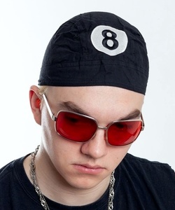 Šátek na hlavu/čepička 8 Ball