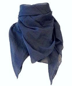 Šátek velký modro-šedý