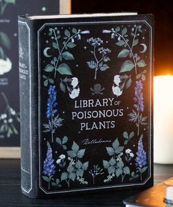 Úložný box kniha - Library Of Poisonous Plants 