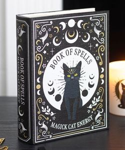 Úložný box kniha - Magick Cat Energy