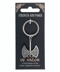 Klíčenka Strength And Power - sekera odvahy
