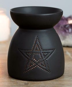 Aromalampa s výřezem - Pentagram