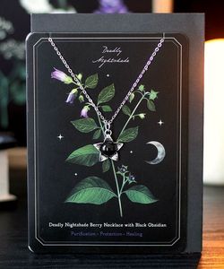 Dárkové přání s náhrdelníkem - Deadly Nightshade