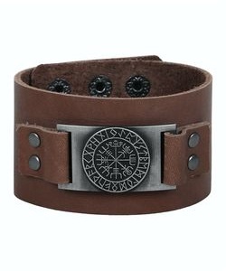 Náramek s vikingským kompasem Vegvísir