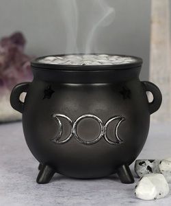 Stojánek na vonné kužely - Triple Moon Cauldron