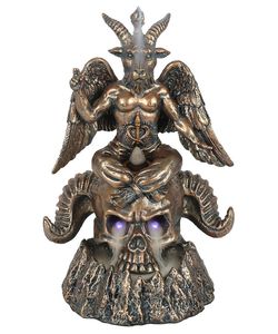 Stojánek na vonné kužely - Baphomet Backflow