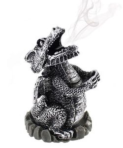 Stojánek na vonné kužely - Silver Dragon