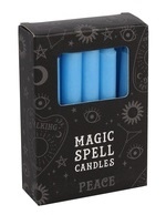 Svíčky světle modré Magic Spell - Peace