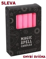 Svíčky růžové Magic Spell - Friendship - SLEVA