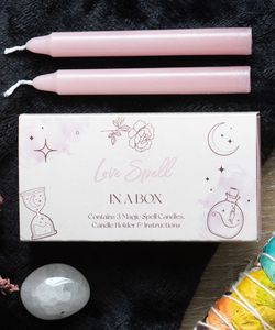 Svíčky růžové - Love Spell