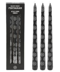 Svíčky Black Magic - Pentagram