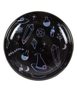 Tácek keramický - Crystal Witch