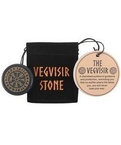 Talisman kámen v sáčku - Vegvísir vikingský kompas