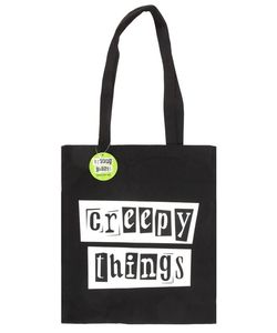 Gotická taška černá plátěná - Creepy Things