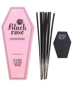 Vonné tyčinky se stojánkem - Black Rose