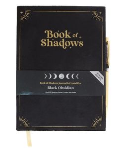 Zápisník sametový s perem - Book Of Shadows
