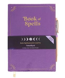 Zápisník sametový s perem - Book Of Spells