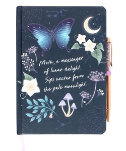 Zápisník s perem - Midnight Moth