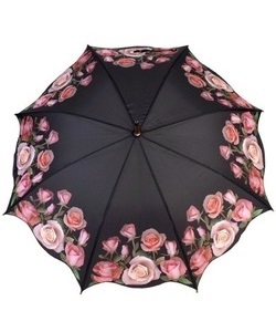 Gotický deštník s růžemi Lillian