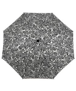 Gotický deštník skládací s ornamenty šedý