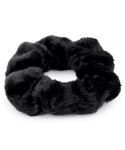 Gumička do vlasů scrunchie černá Minky