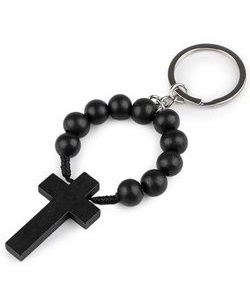 Klíčenka dřevěný desátek růžence