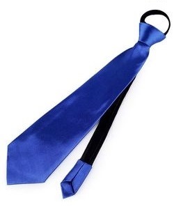 Kravata krátká modrá