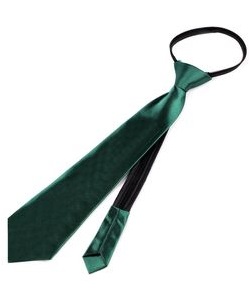Kravata krátká smaragdová