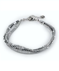 Náramek z hematitu trojitý