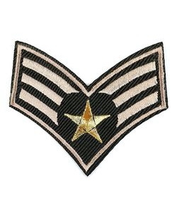 Nášivka - Hodnost army khaki