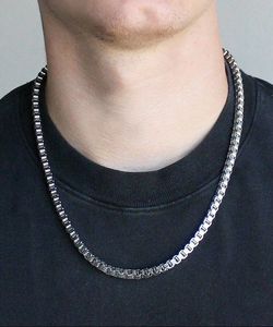 Řetízek pánský silnější z hranatých oček