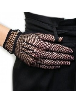 Gotické síťované celoprsté rukavice